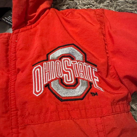 Vintage Ohio State Buckeyes Starter Coat Baby Boy Size 18 Months - Picture 2 of 8